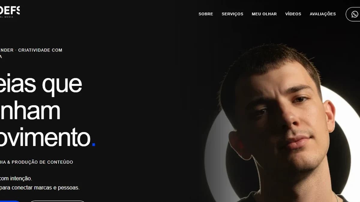 Captura do site Davi Koefs